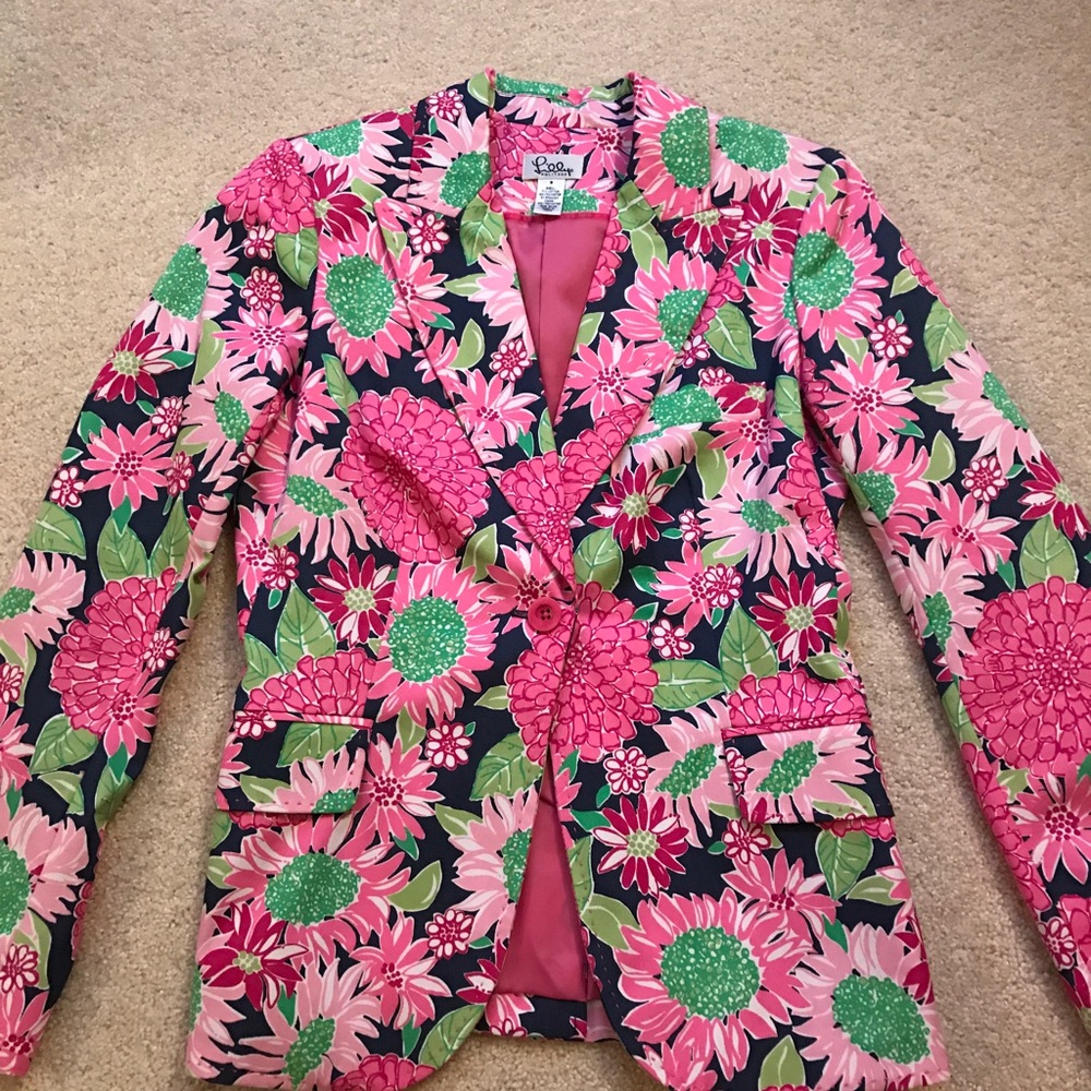 Lilly Pulitzer floral print blazer